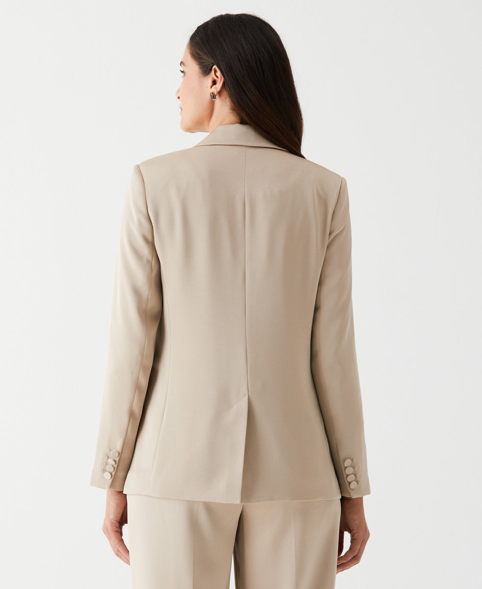 Petite Double Breasted Pant Suit