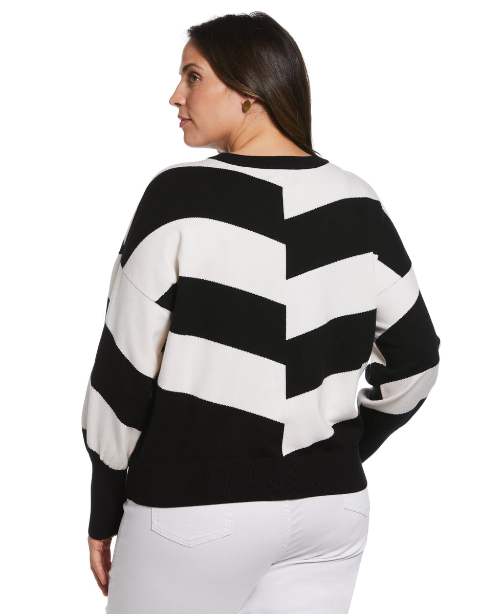 plus size slouchy sweater