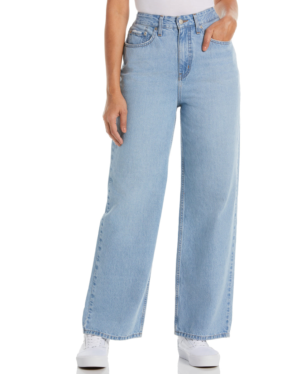 Women's Cloud Wash Wide Leg Jean | Rafaella