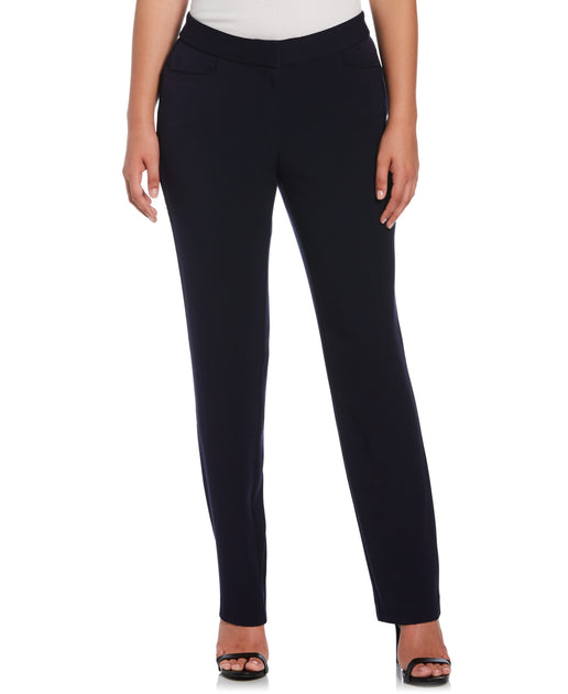 Petite Straight Fit Pants | Rafaella