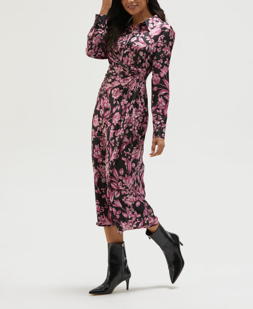 Petite floral midi dresses best sale