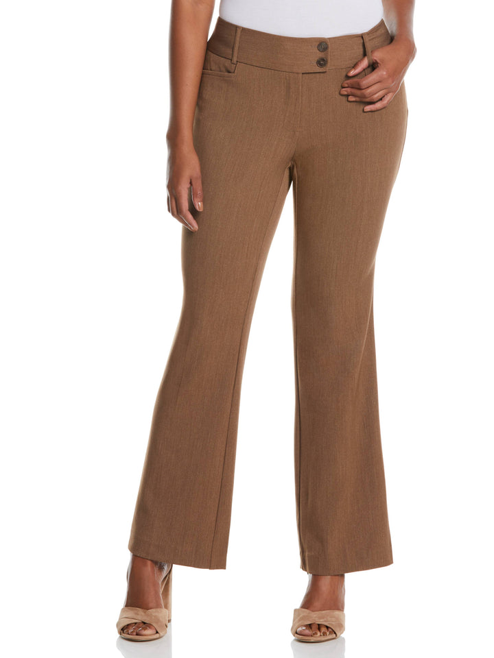 Gabardine Bootcut Pant Curvy Fit Regular Sizes Rafaella