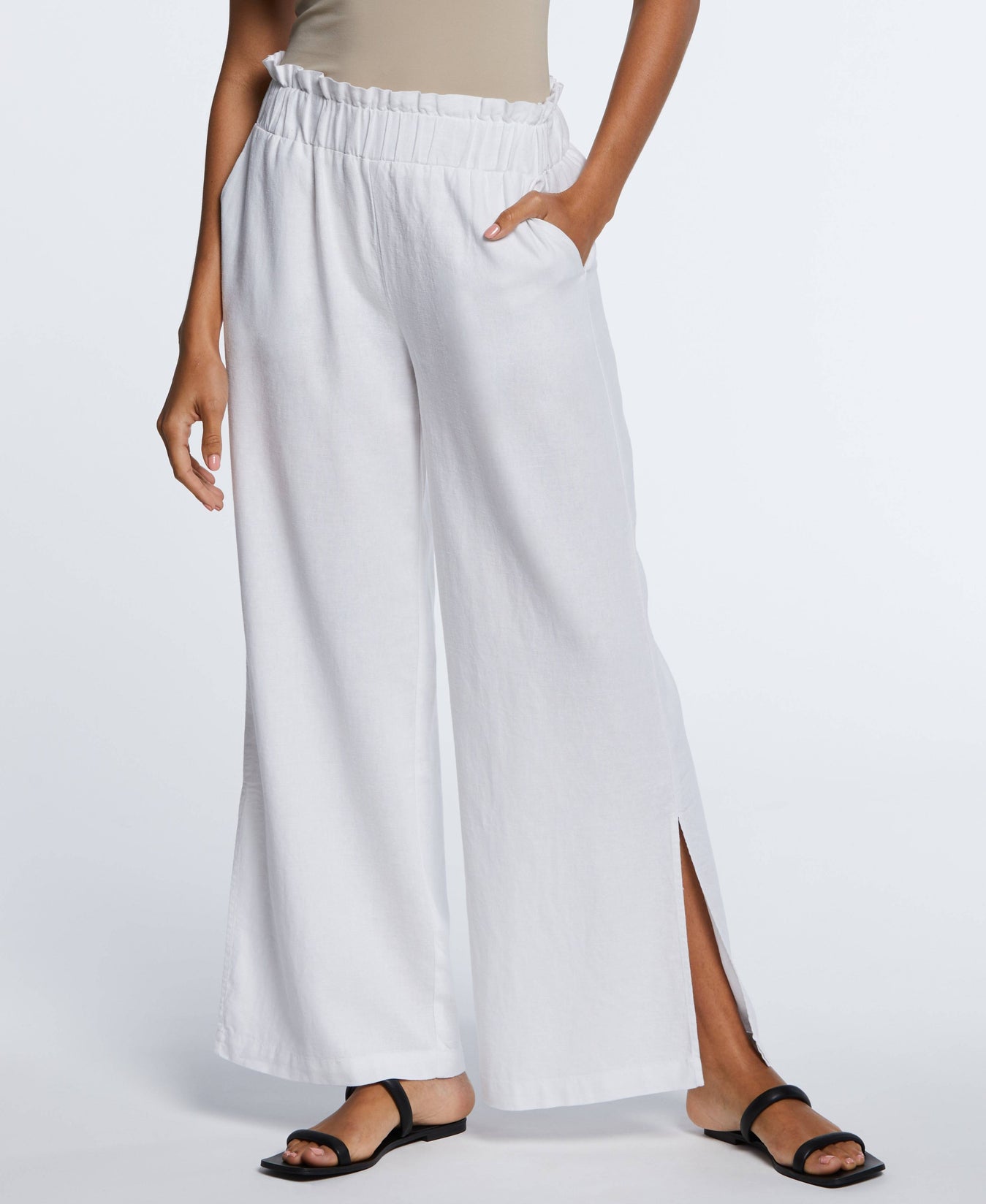 Pull On Wide Leg Pants - Plus Size