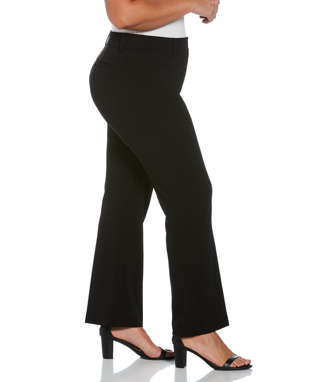 Stretch Crepe Pant Classic Fit Plus Sizes Rafaella